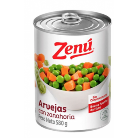 ARVEJA+ZANAHORIA GRANDE ZENU LATA X...