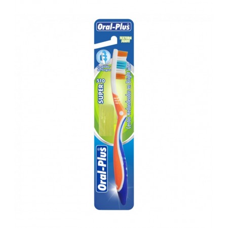 CEPILLO DENTAL ORAL-PLUS MEDIO SUPER 510