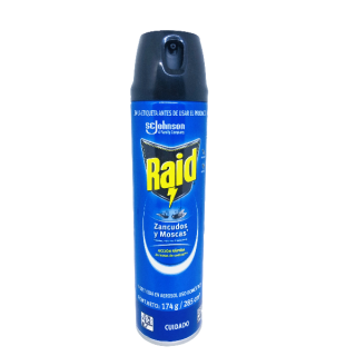 INSECTICIDA RAID AZUL MATA...