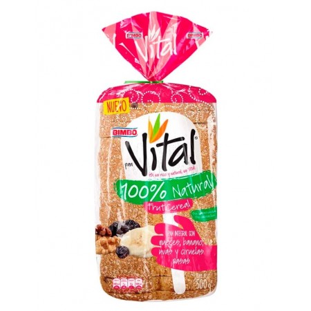 PAN TAJADO BIMBO VITAL BANANO BOLSA X...