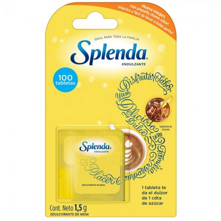 ENDULZANTE SPLENDA DISPLAY x 100...