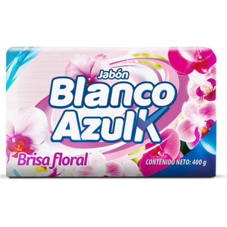 JABON AK BLANCO AZUL FLORAL BARRA X...