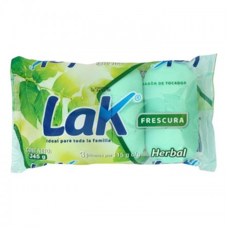 JABON LAK FRESCURA PAQUETE X 3...