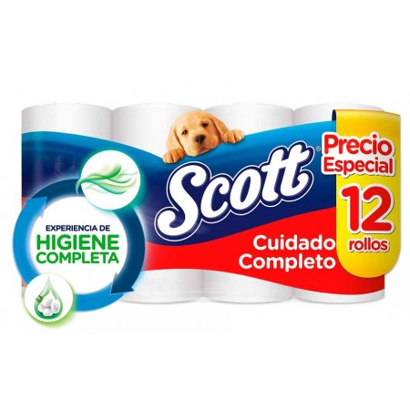 PAPEL HIGIENICO SCOTT CUIDADO PAQUETE...