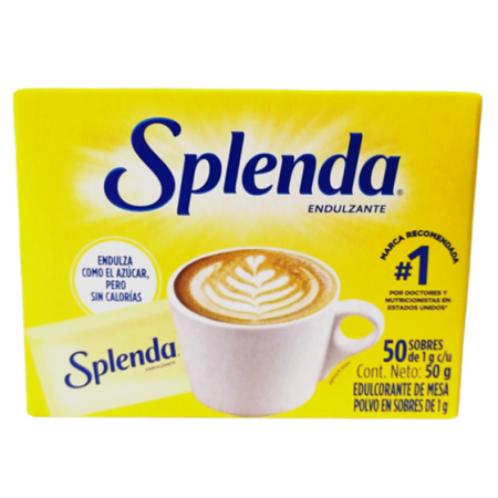 ENDULZANTE SPLENDA CAJA x 50 SOBRES