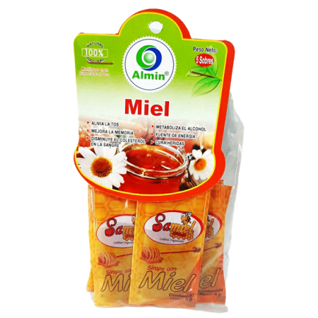 MIEL ALMIN SOBRE x 5 UNIDADES