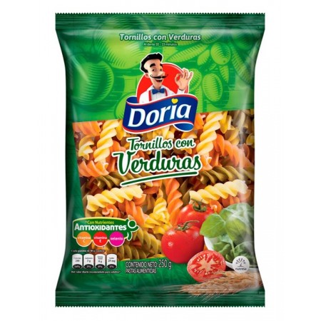 PASTA DORIA TORNICOLOR BOLSA X 250...