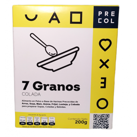 PRECO CEREALES 7 GRANOS CAJA X 200...