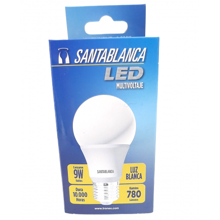 BOMBILLO LED 9W SANTA BLANCA MULTI...