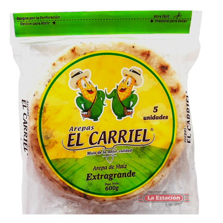 AREPA BLANCA EXTRA GRANDE EL CARRIEL...