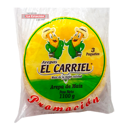 AREPA BLANCA EL CARRIEL PAQUETE x 15... AREPA BLANCA EL CARRIEL PAQUETE x 15...