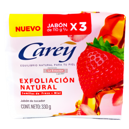 JABON CAREY BARRA x 3 UNIDADES...
