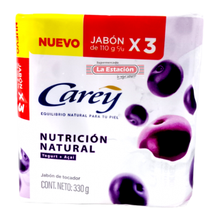 JABÓN CAREY BARRA x 3...