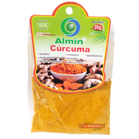 CONDIMENTO ALMIN CÚRCUMA SOBRE x 20 g