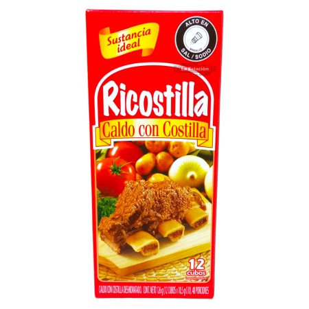 CALDO RICOSTILLA DISPLAY x 12 CUBOS