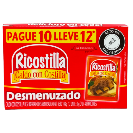CALDO RICOSTILLA DESMENUZADO CAJA x...