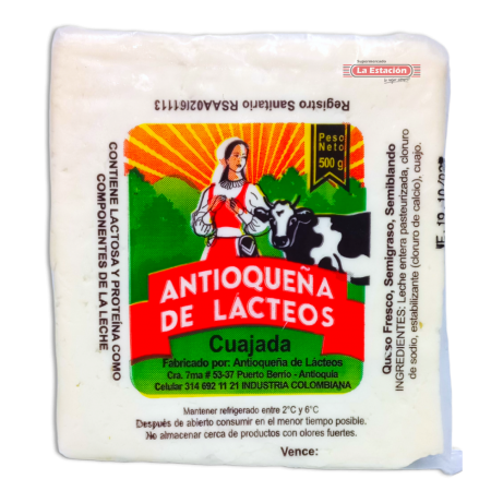 CUAJADA ANTIOQUEÑA DE LÁCTEOS x 500...