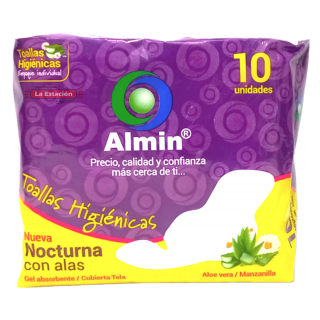 TOALLA ALMIN NOCTURNA ALAS...