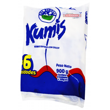 KUMIS EL ZARZAL SIX PACK x 150 GRAMOS