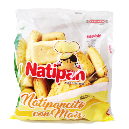 PAN NATIPANCITO CON MAÍZ BOLSA x 300...