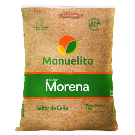 AZÚCAR MORENA MANUELITA BOLSA x 1 KILO