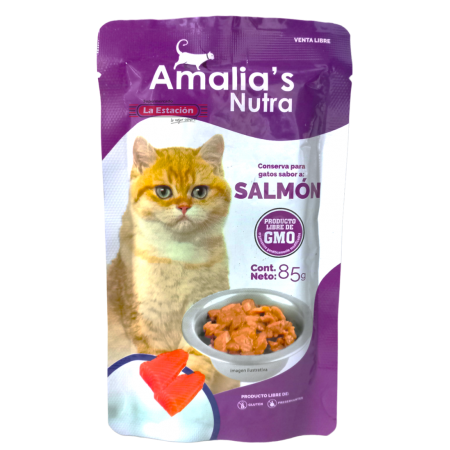 TROZOS AMALIA´S GATOS SALMÓN SOBRE x...