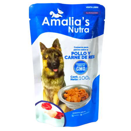 TROZOS AMALIA´S PERRO POLLO Y CARNE...