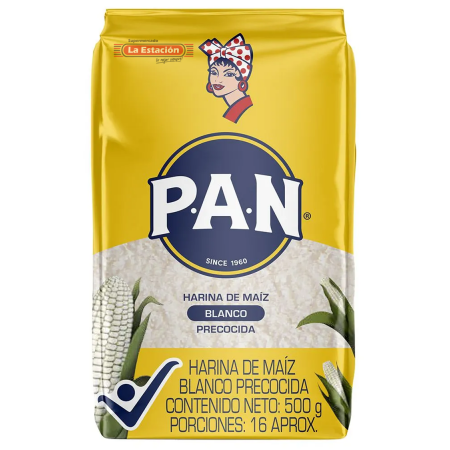HARINA PAN BLANCA BOLSA x 500 g