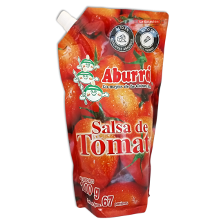 SALSA TOMATE ABURRA DOYPACK...