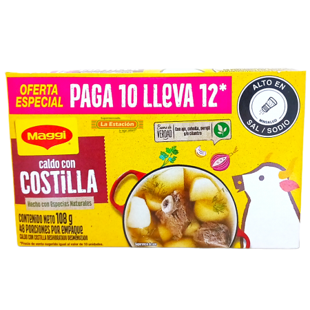 CALDO COSTILLA MAGGI ESPECIAS...
