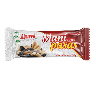 MANÍ PASAS ABURRA SOBRE x 50 g