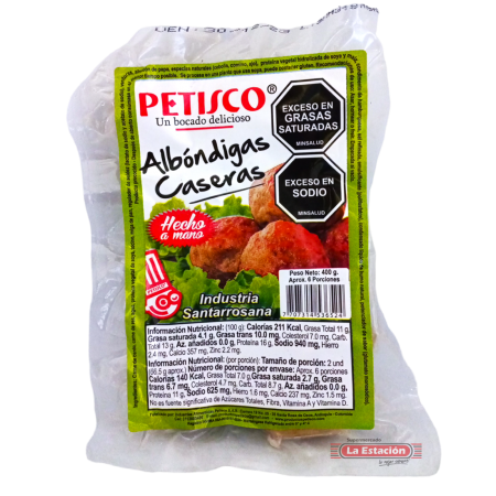 ALBÓNDIGAS CASERAS PETISCO PAQUETE x...