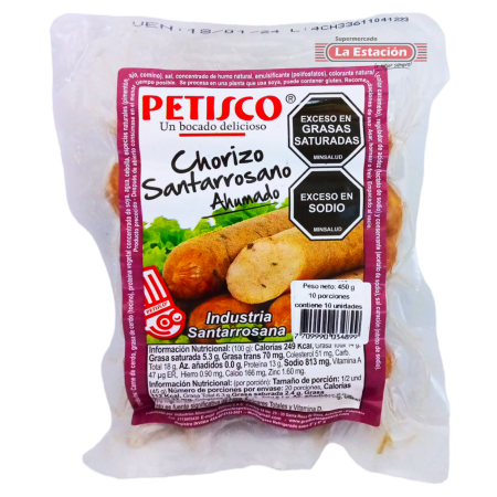 CHORIZO SANTARROSANO PETISCO PAQUETE...