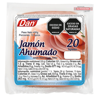 JAMÓN AHUMADO DAN PAQUETE x...