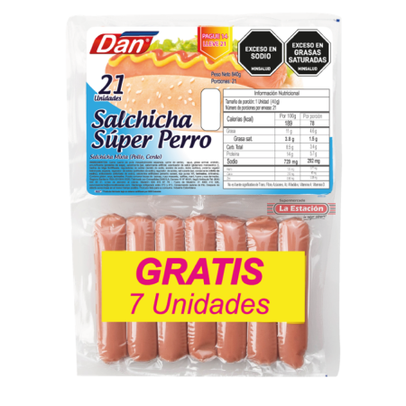 SALCHICHA SÚPER PERRO DAN PAGUE 14...