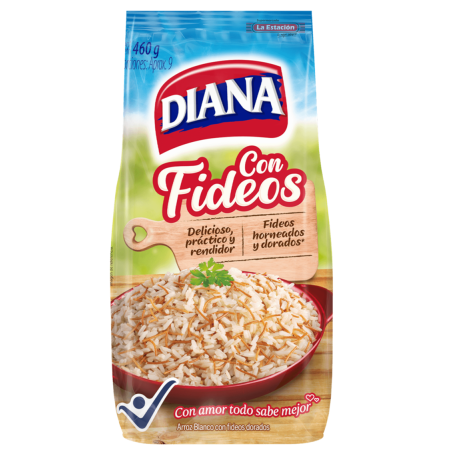 ARROZ DIANA FIDEOS BOLSA x 460 g