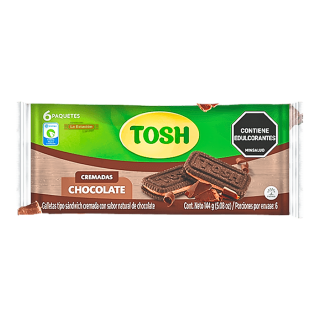 GALLETA TOSH CHOCOLATE x 6...