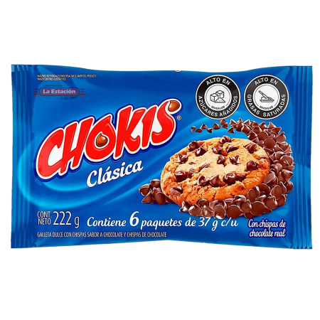 GALLETA CHOKIS GAMESA x 6 UNIDADES x...