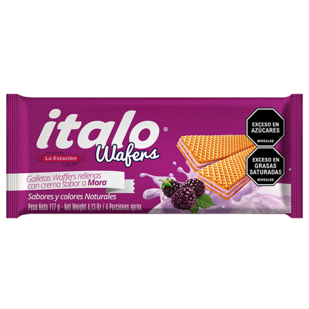 GALLETA WAFER ITALO MORA TACO x 117 g