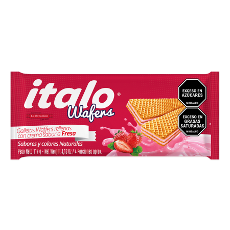GALLETA WAFER ITALO FRESA TACO x 117 g