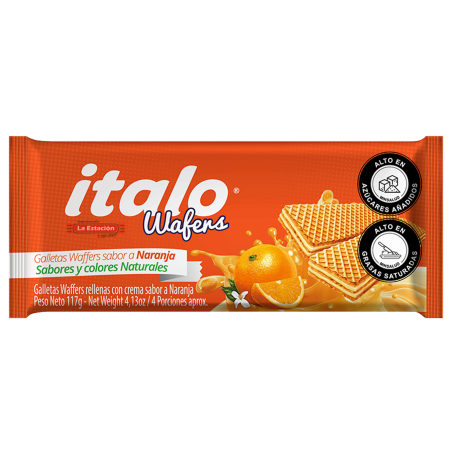 GALLETA WAFER ITALO NARANJA TACO x 117 g