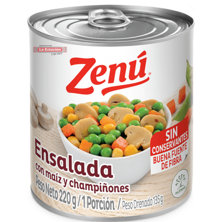 ENSALADA MAÍZ + CHAMPIÑONES ZENÚ LATA...