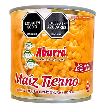 MAÍZ TIERNO ABURRA LATA x 340 g
