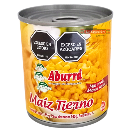 MAÍZ TIERNO ABURRÁ LATA x 185 g