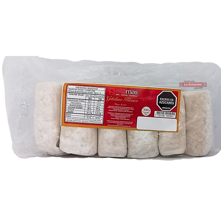 GELATINA BLANCA GUSTAMAS BOLSA x 300 g