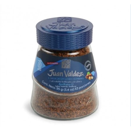 CAFÉ JUAN VALDEZ AVELLANA FRASCO x 50 g