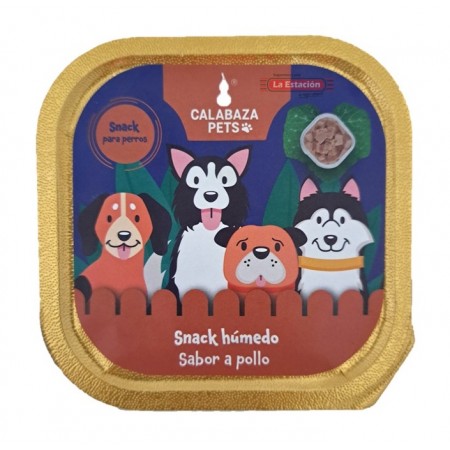 SNACK HÚMEDO CALABAZAS PETS POLLO X...