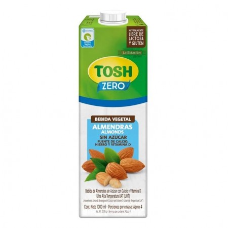 BEBIDA VEGETAL TOSH ZERO ALMENDRA...