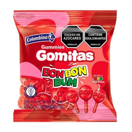 GOMA COLOMBINA BONBONBUM BOLSA X 45...