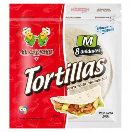 TORTILLA EL CARRIEL INTEGRAL M X 8...